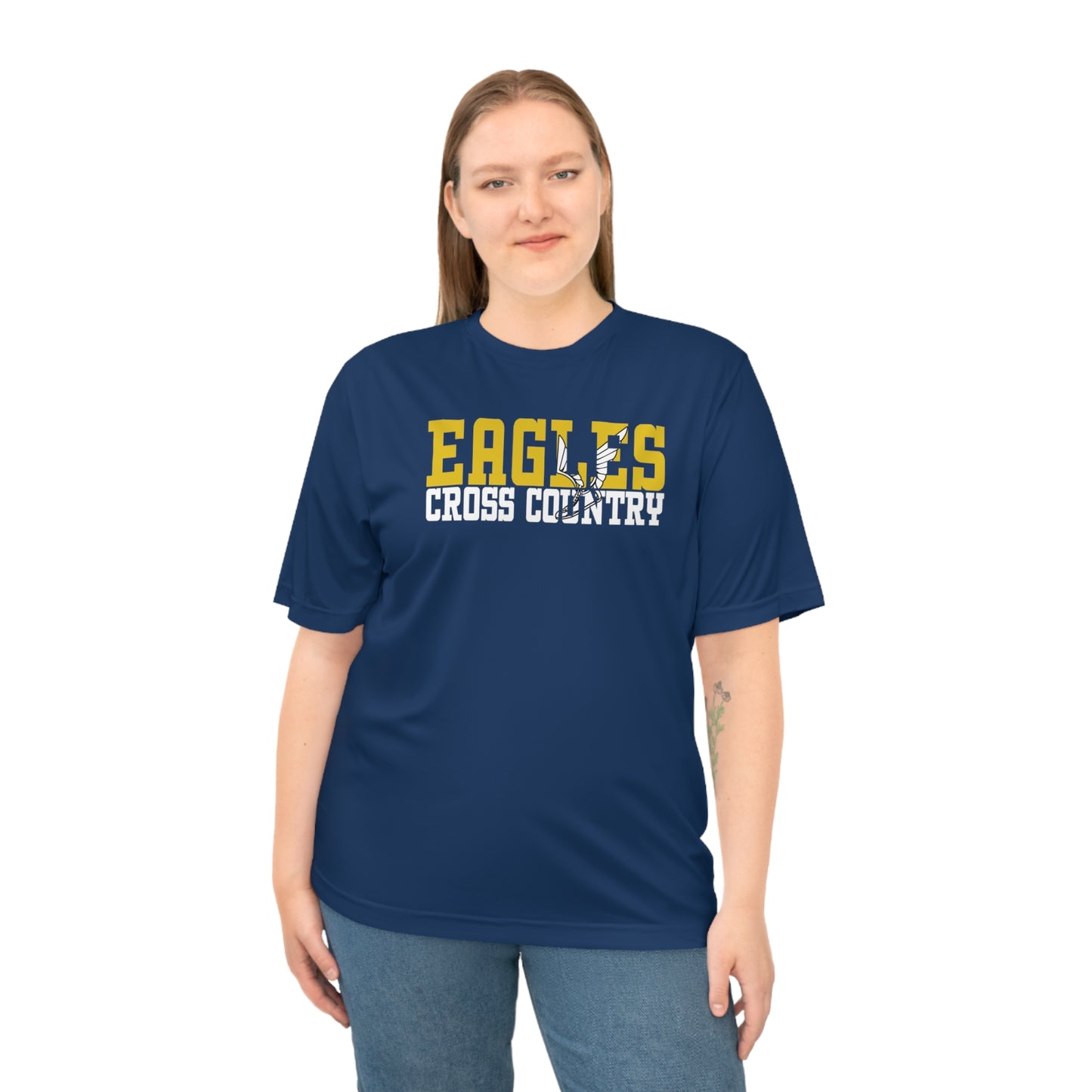 Cross Country Cutout - Team 365 Unisex Zone Performance T-shirt