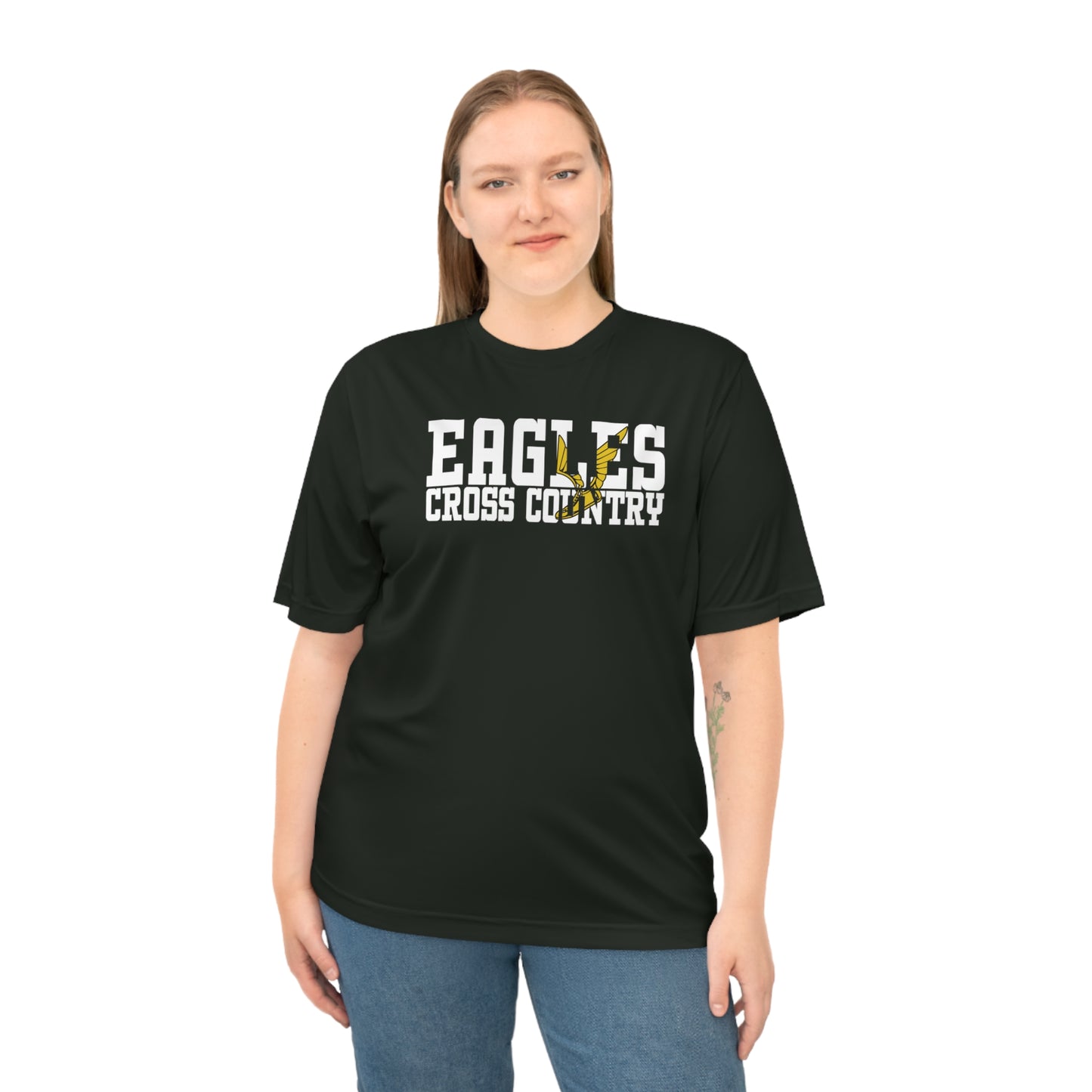 Cross Country Cutout - Team 365 Unisex Zone Performance T-shirt