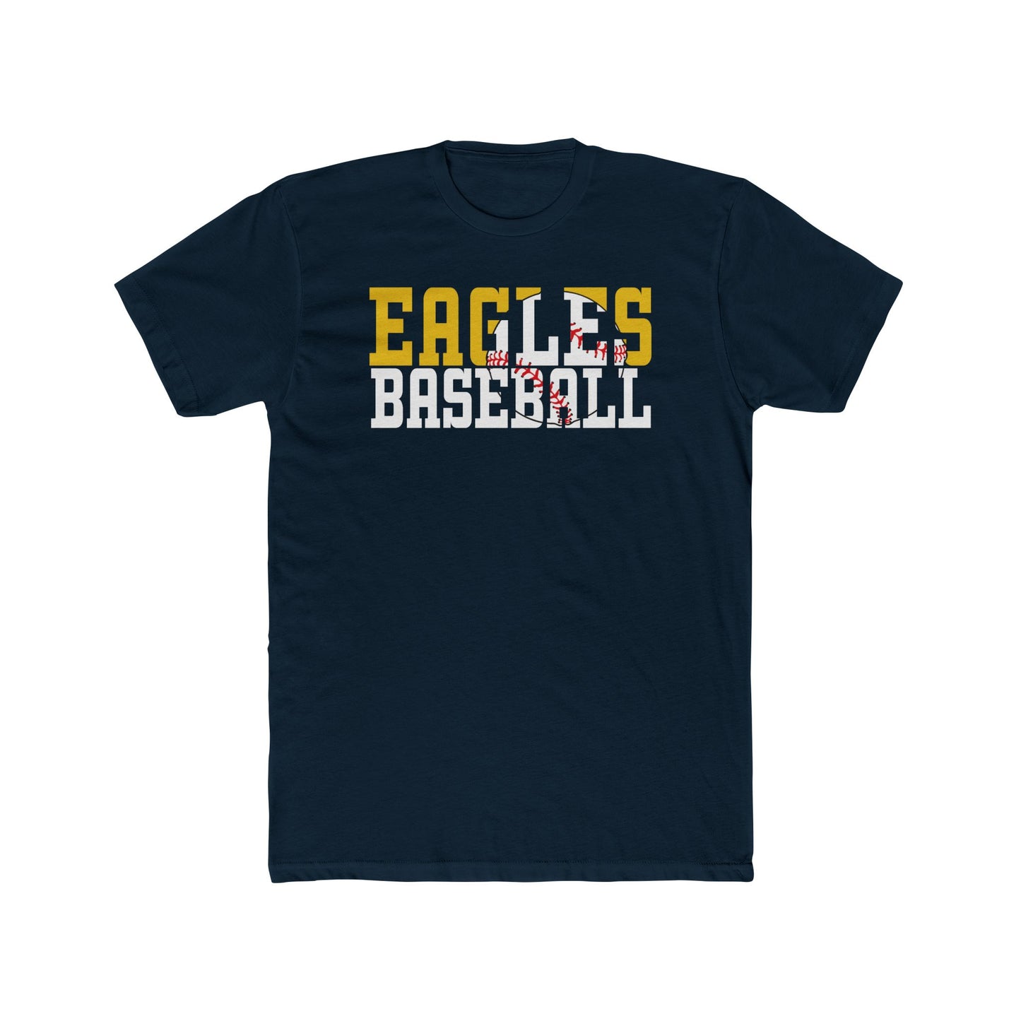 Baseball Cutout - Next Level Men's Cotton Crew Tee