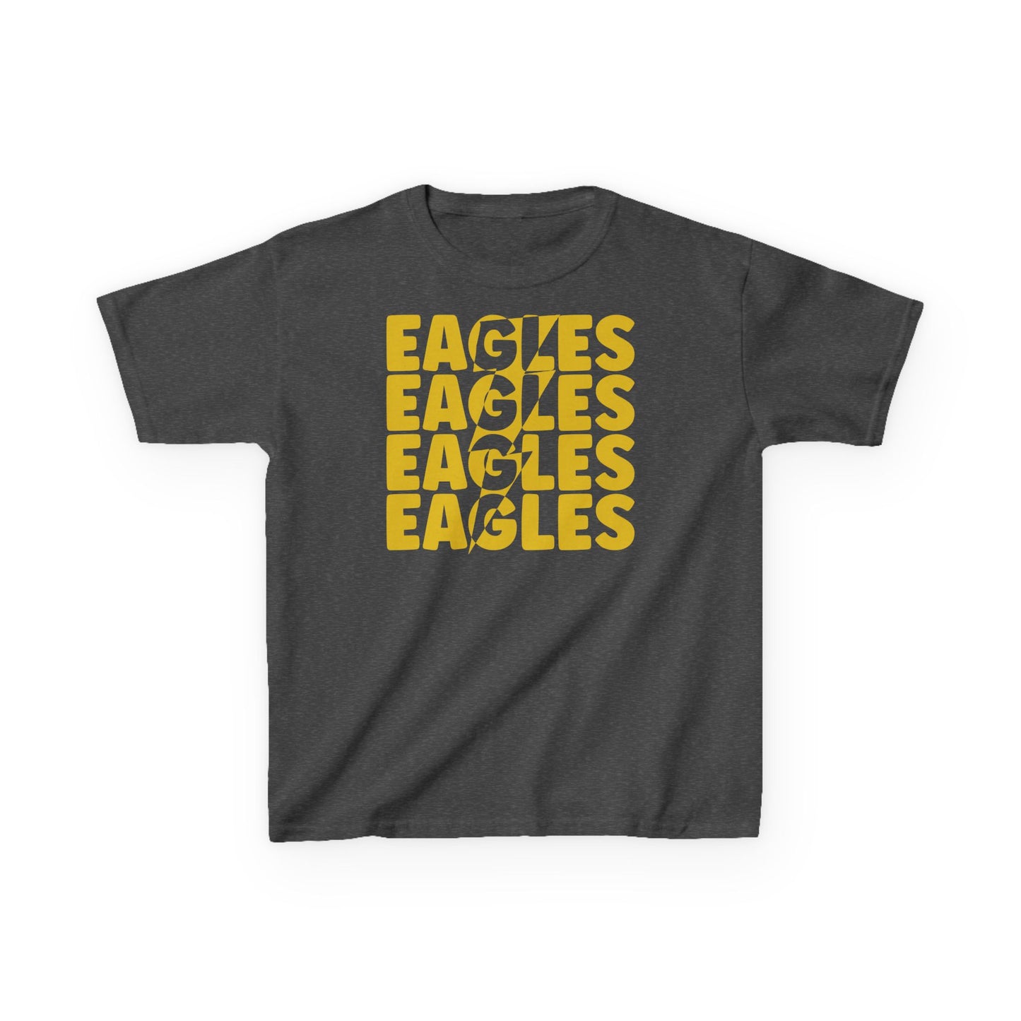 Lightning Bolt Eagle - Gildan Kids Heavy Cotton™ Tee