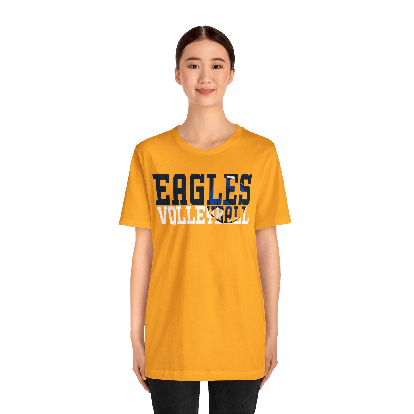 Volleyball Cutout - Bella+Canva Unisex Jersey Short Sleeve Tee