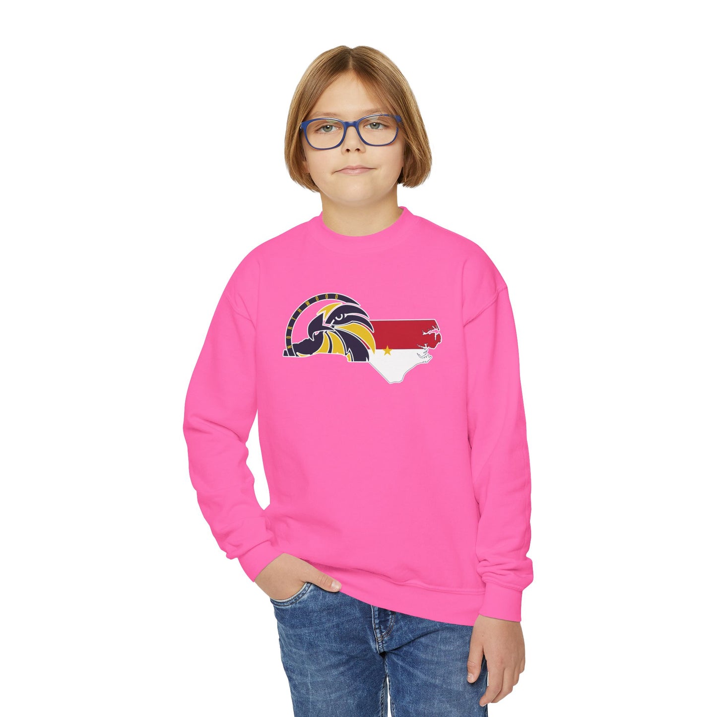 Made in NC - Gildan Youth Crewneck Sweatshirt