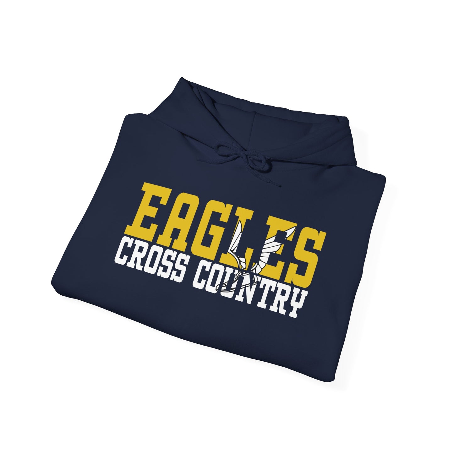 Cross Country Cutout - Gildan Unisex Heavy Blend™ Hooded Sweatshirt