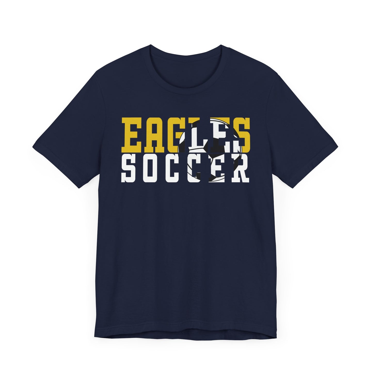 Soccer Cutout - Bella+Canva Unisex Jersey Short Sleeve Tee