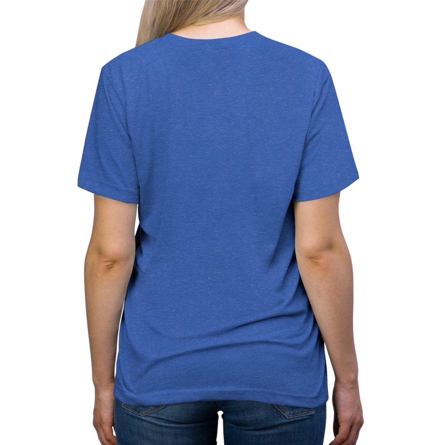 Volleyball Cutout - Bella+Canva Unisex Triblend Tee