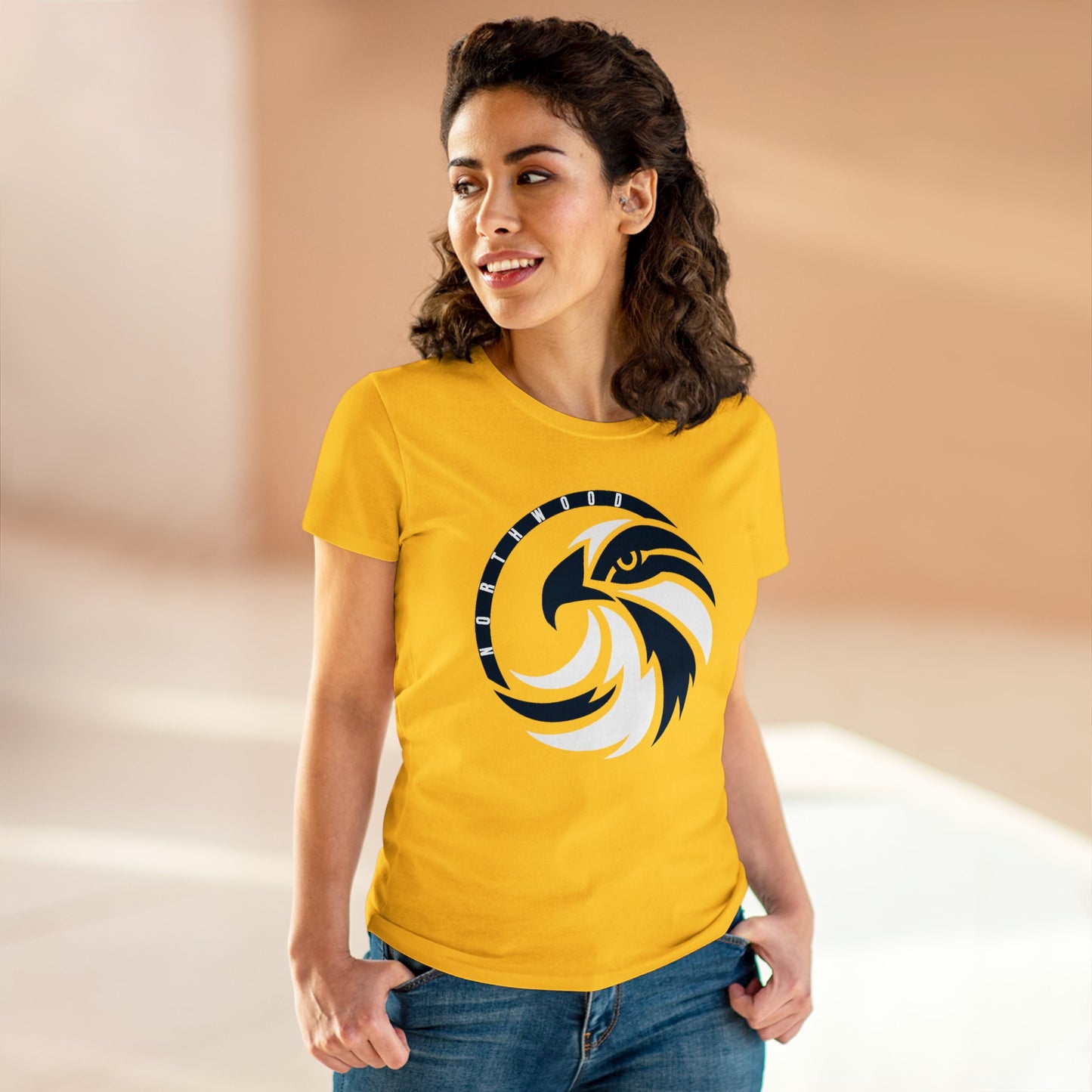 Original Logo - Gildan Women's Midweight Cotton Tee