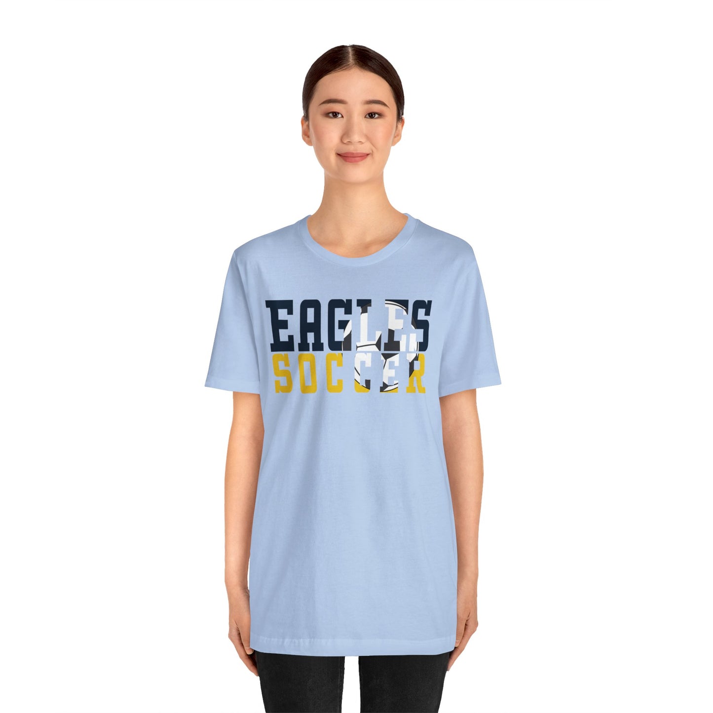 Soccer Cutout - Bella+Canva Unisex Jersey Short Sleeve Tee