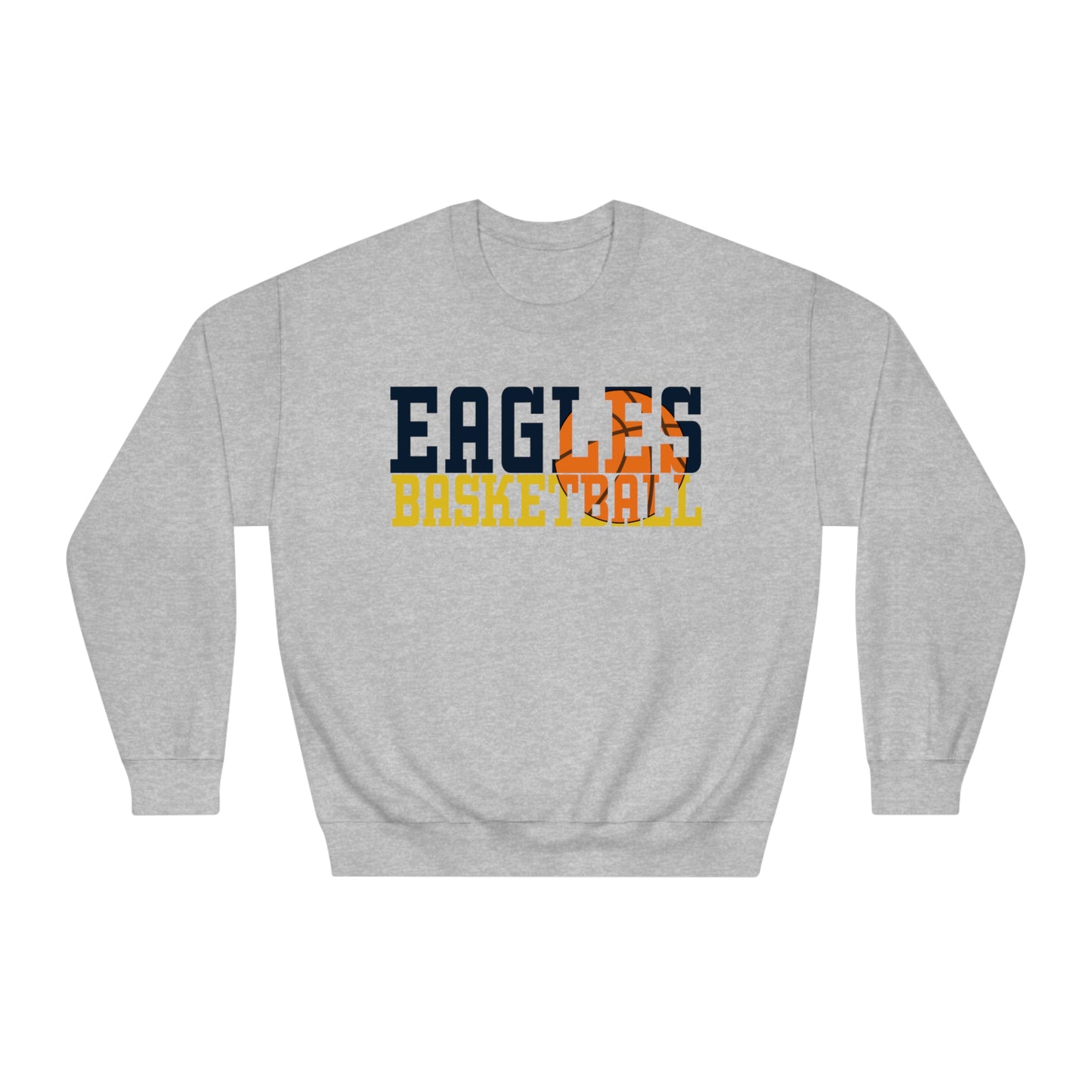 Basketball Cutout - Gildan Unisex DryBlend® Crewneck Sweatshirt