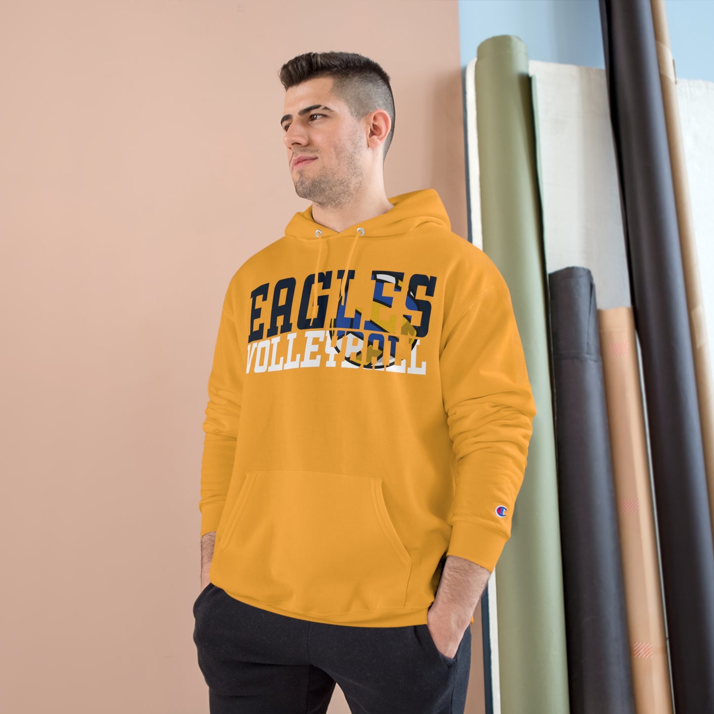 Volleyball Cutout - Champion Hoodie