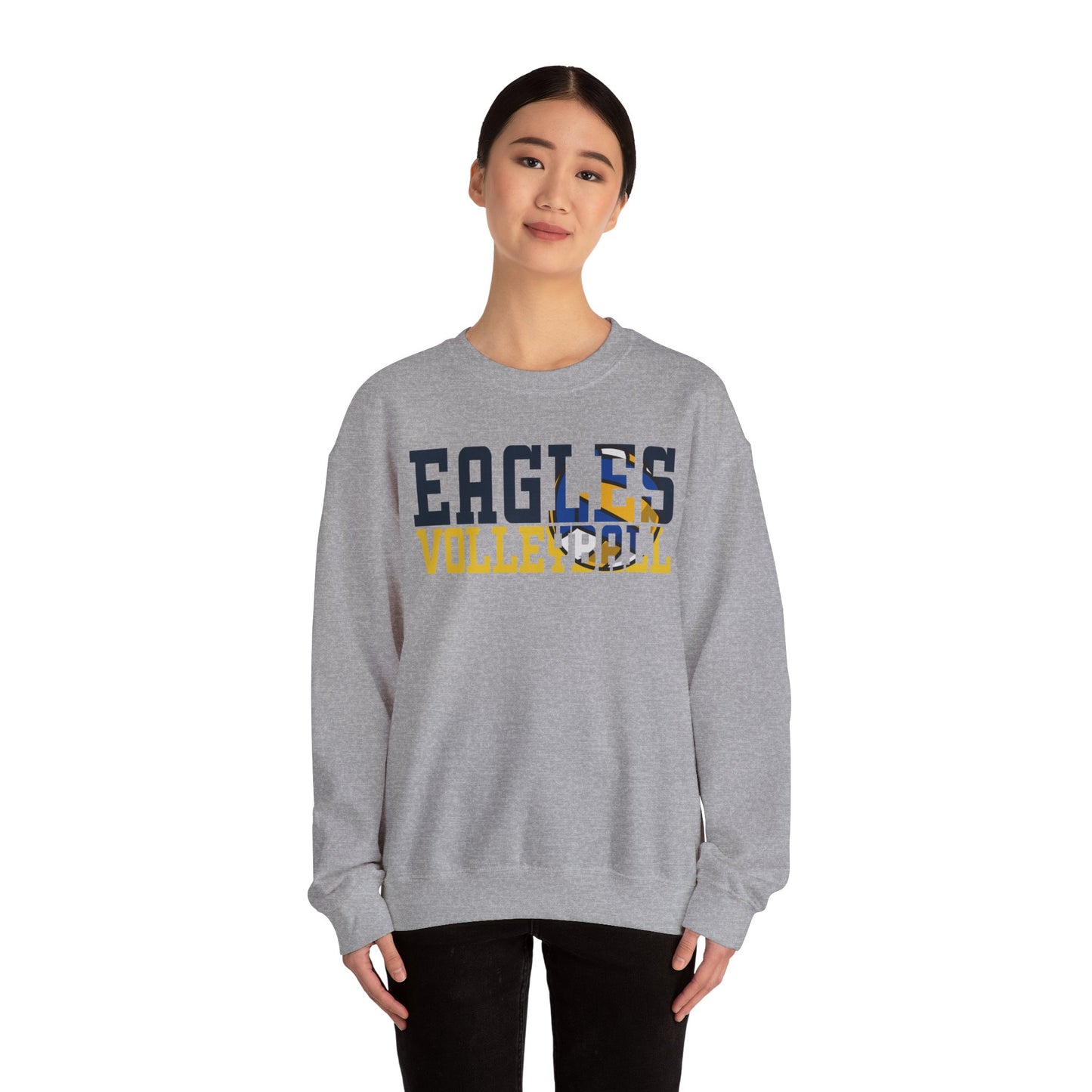 Volleyball Cutout - Gildan Unisex Heavy Blend™ Crewneck Sweatshirt