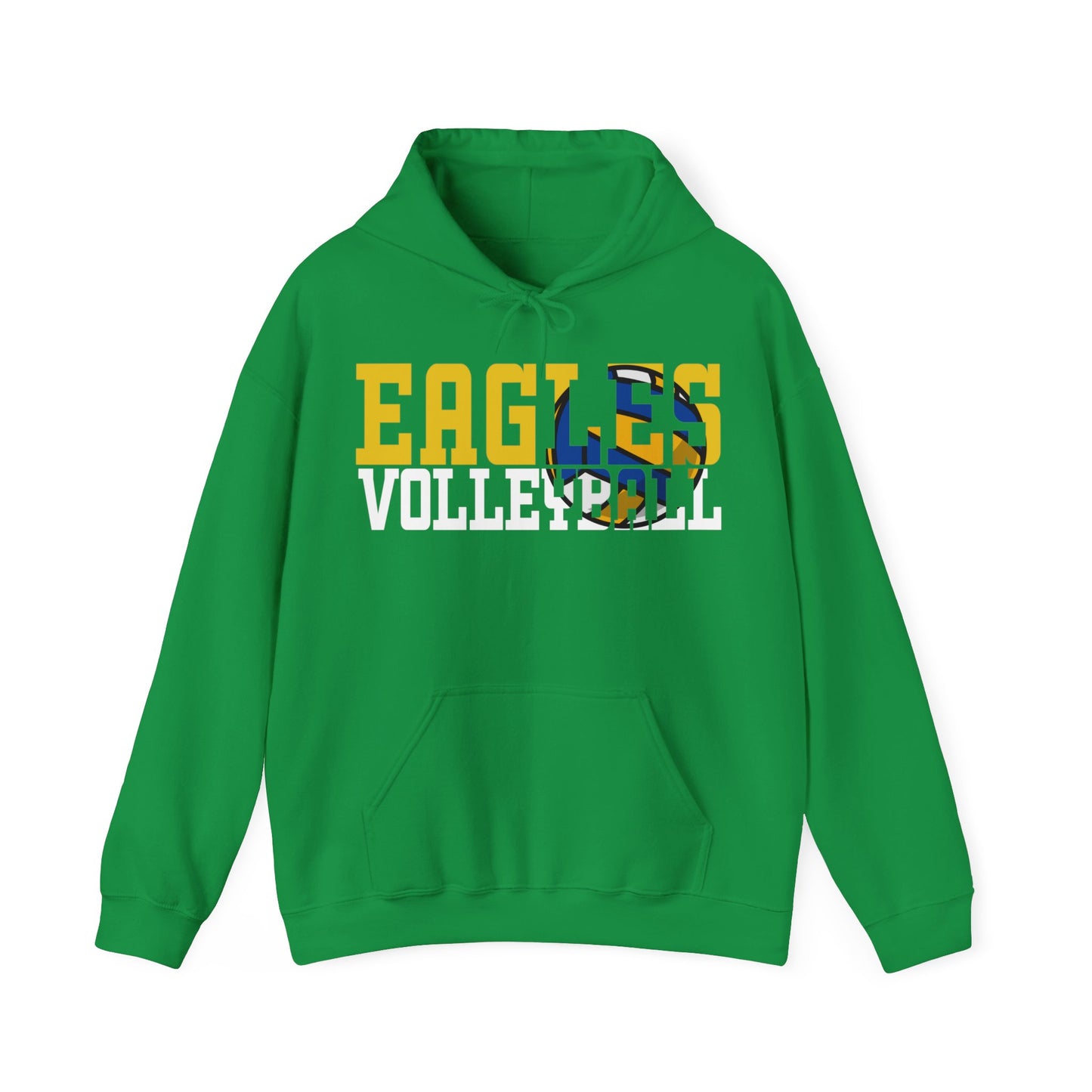 Volleyball Cutout - Gildan Unisex Heavy Blend™ Hooded Sweatshirt