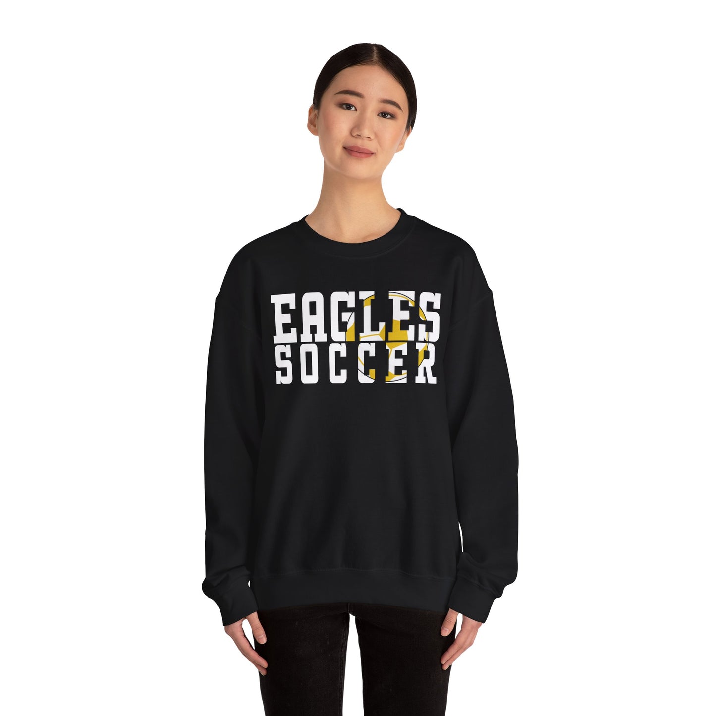 Soccer Cutout - Gildan Unisex Heavy Blend™ Crewneck Sweatshirt