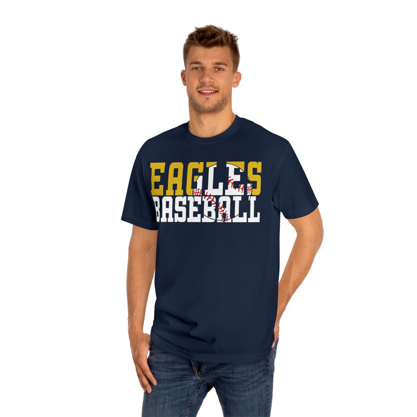 Baseball Cutout - American Apparel Unisex Classic Tee