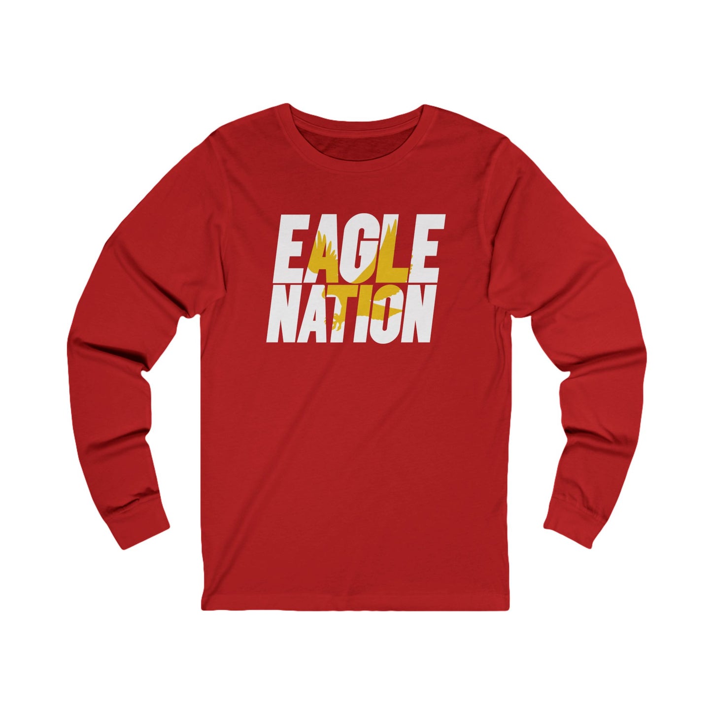 Eagle Nation - Bella Canva Unisex Jersey Long Sleeve Tee