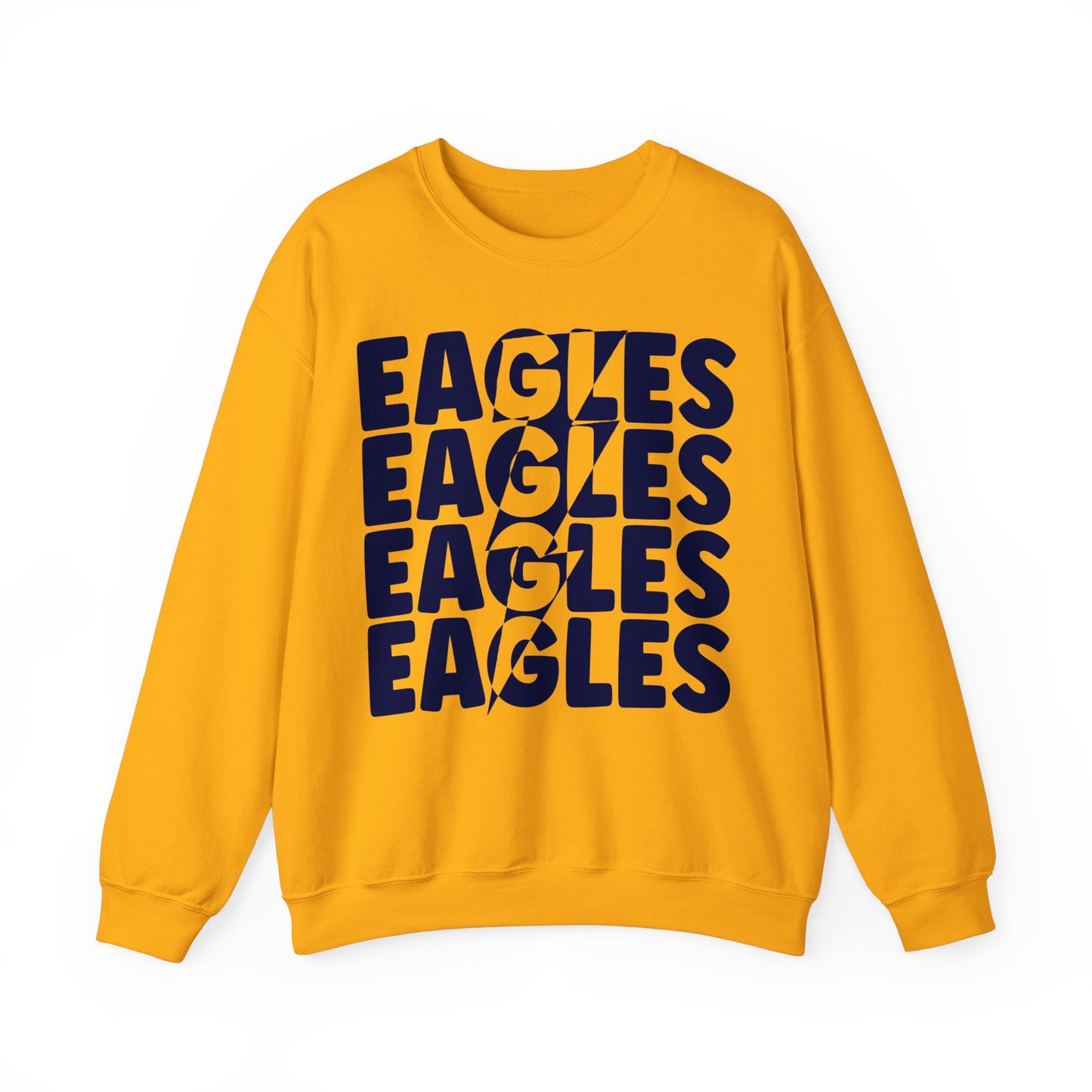 Lightning Bolt Eagle - Gildan Unisex Heavy Blend™ Crewneck Sweatshirt