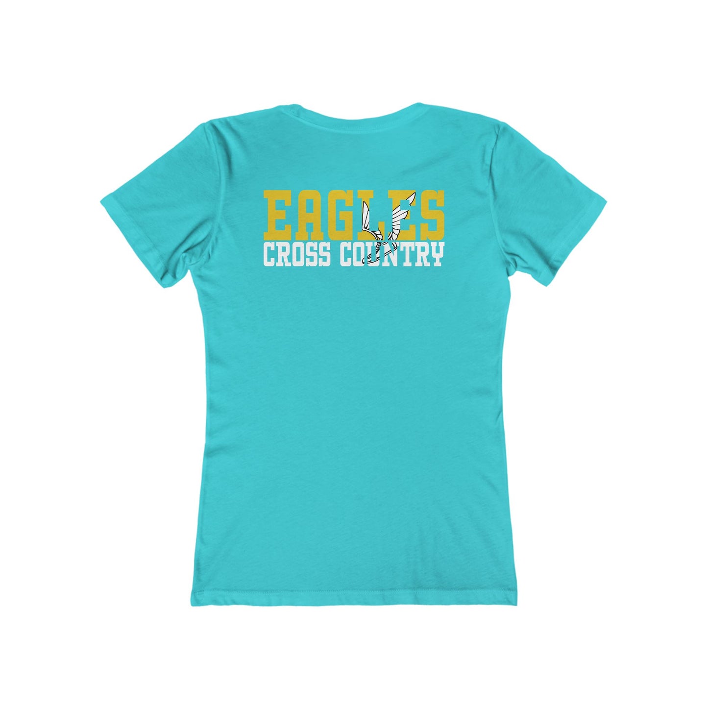 Cross Country Cutout - Next Level Women's The Boyfriend Tee