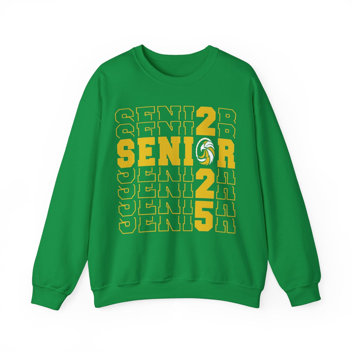 Seniors Cross Stacked c/o 2025 - Gildan Unisex Heavy Blend™ Crewneck Sweatshirt