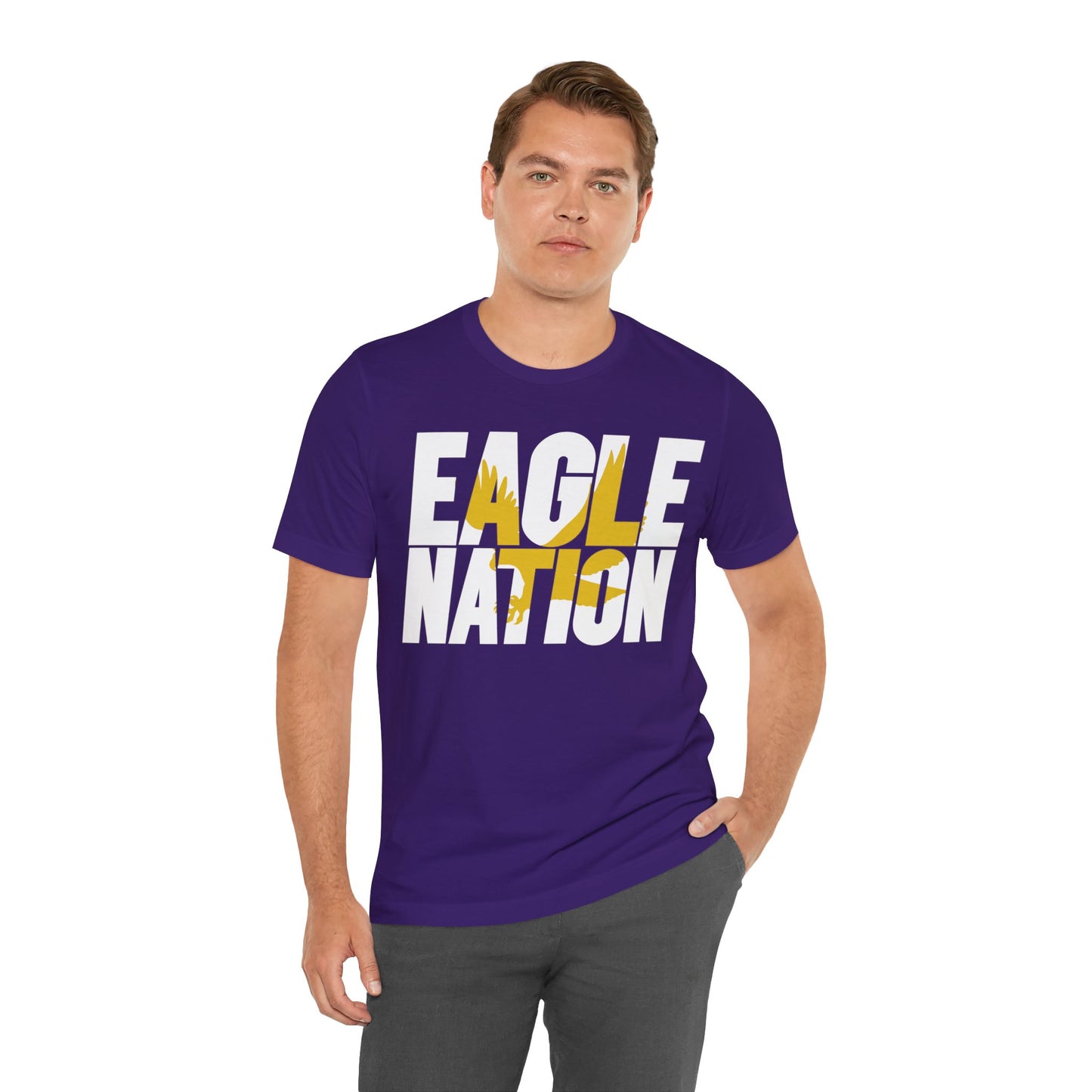 Eagle Nation - Bella+Canva Unisex Jersey Short Sleeve Tee