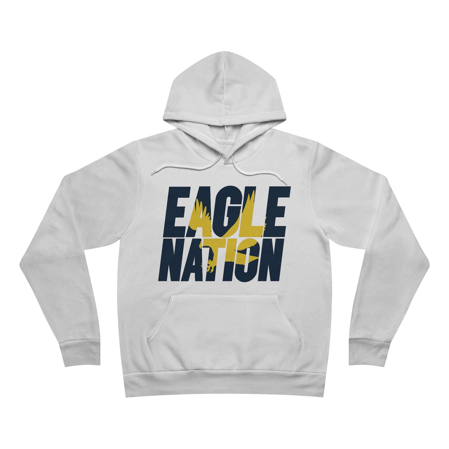 Eagle Nation - Bella+Canva Unisex Sponge Fleece Pullover Hoodie