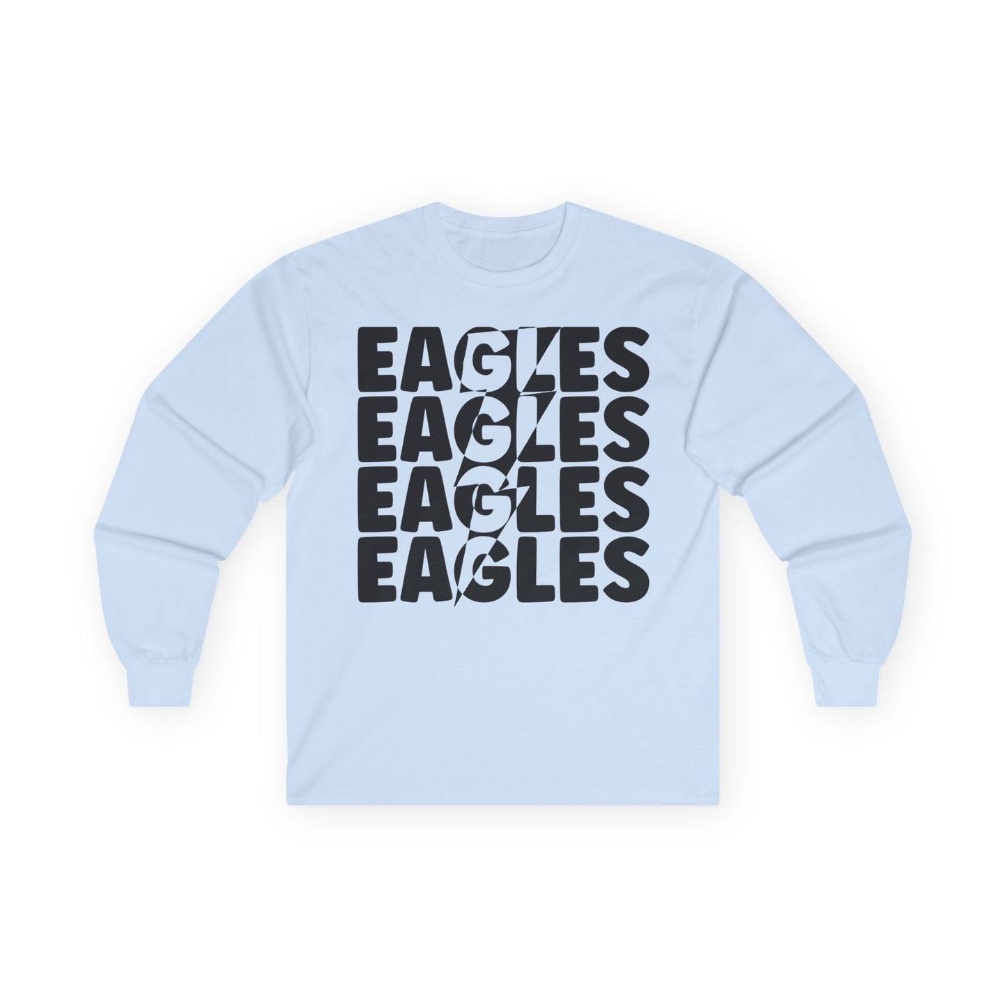 Lightning Bolt Eagle - Gildan Unisex Ultra Cotton Long Sleeve Tee