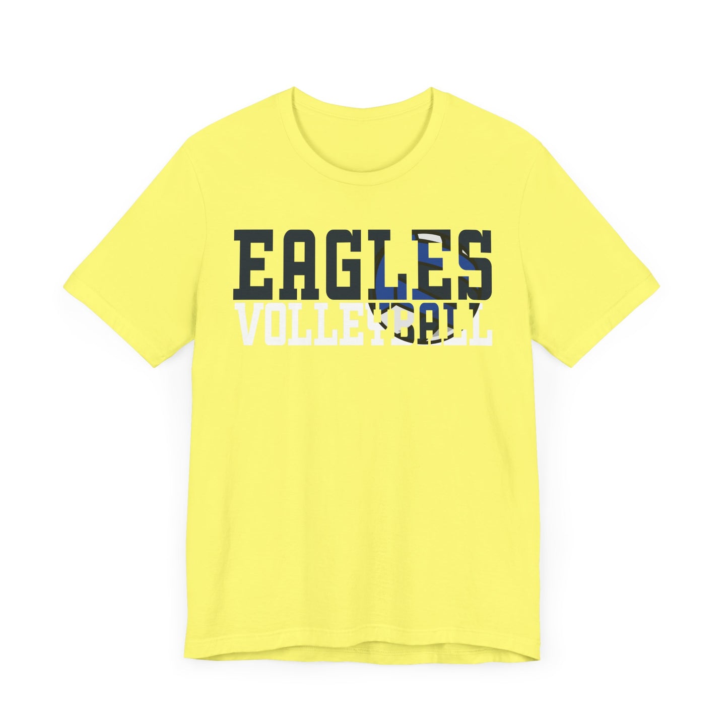 Volleyball Cutout - Bella+Canva Unisex Jersey Short Sleeve Tee