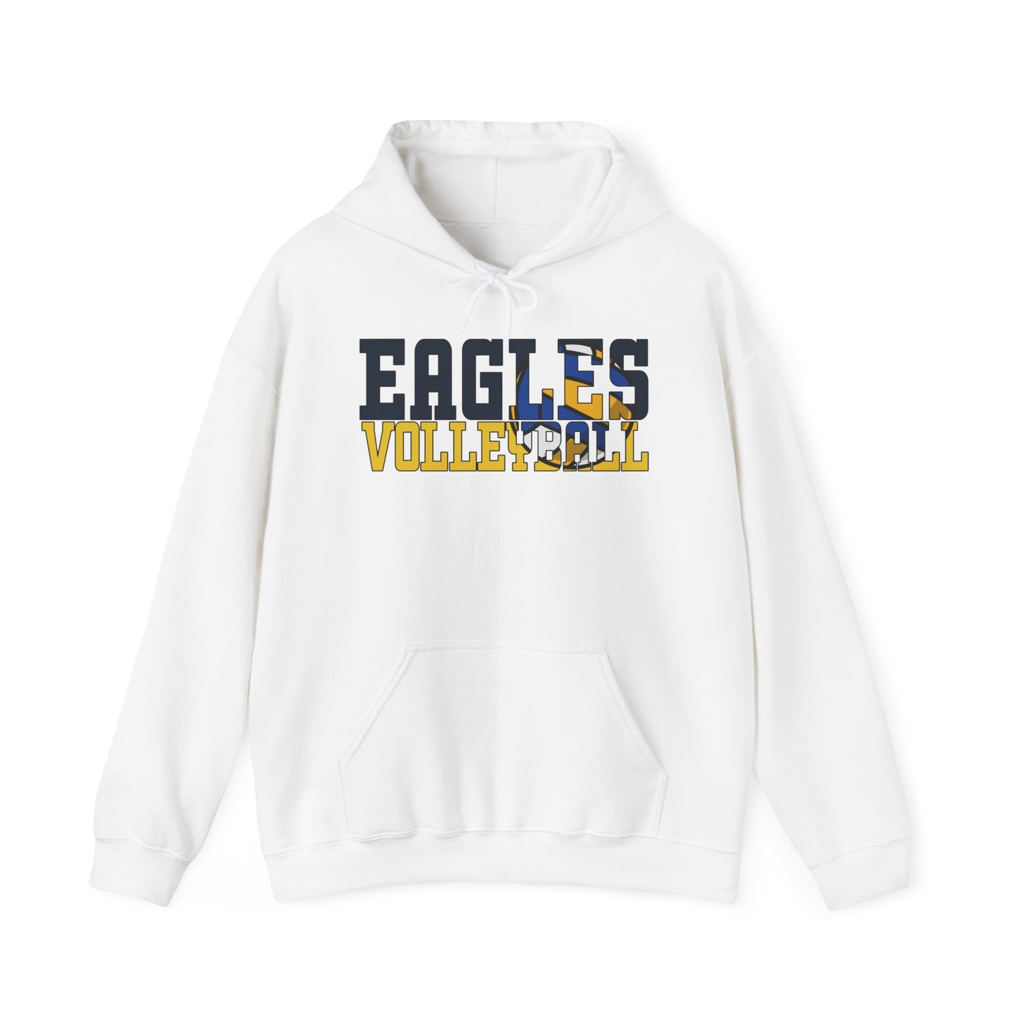 Volleyball Cutout - Gildan Unisex Heavy Blend™ Hooded Sweatshirt