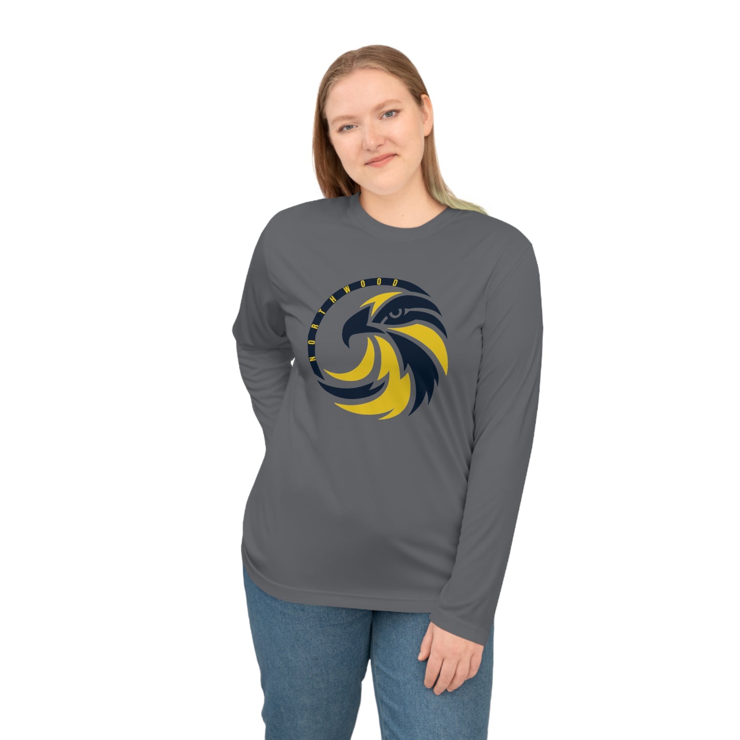 Original Logo  - Team 365 Unisex Performance Long Sleeve Shirt