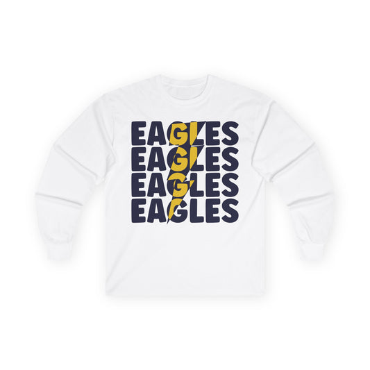 Lightning Bolt Eagle - Gildan Unisex Ultra Cotton Long Sleeve Tee