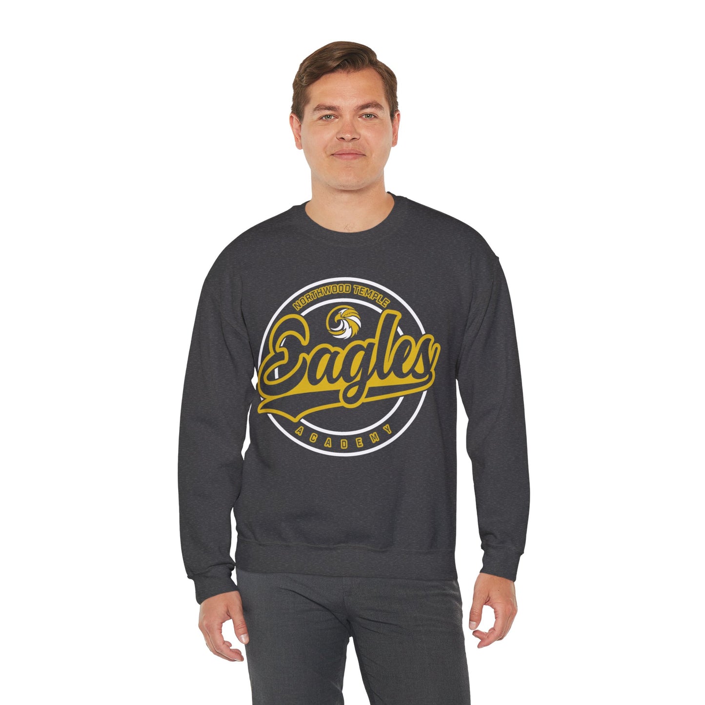 Eagles Circle Stamp - Gildan Unisex Heavy Blend™ Crewneck Sweatshirt