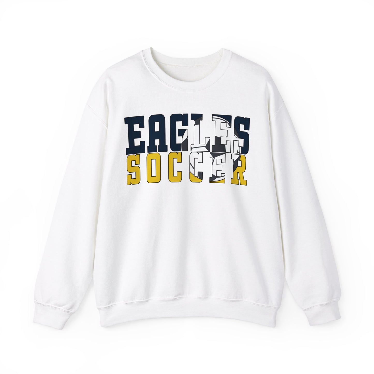 Soccer Cutout - Gildan Unisex Heavy Blend™ Crewneck Sweatshirt