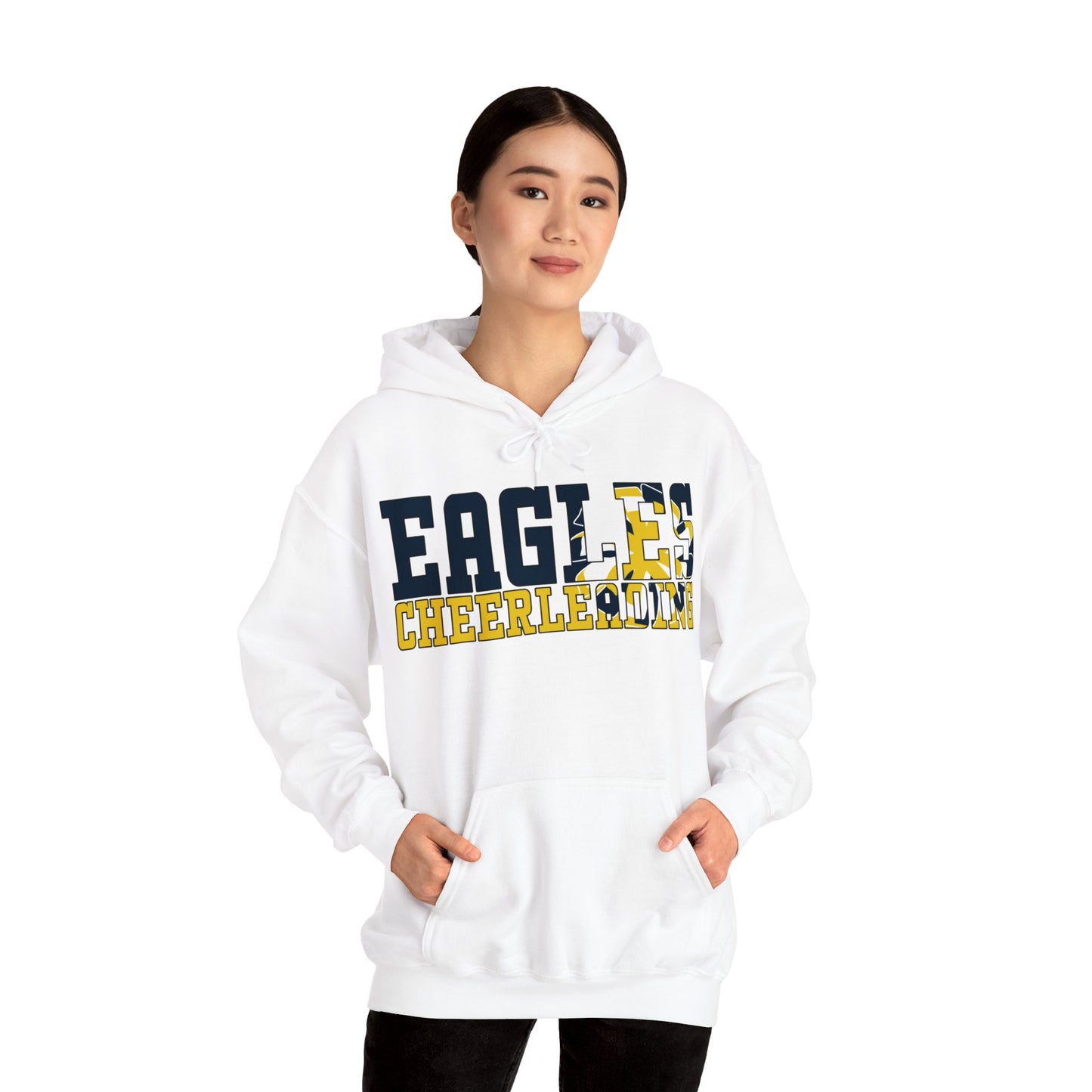 Cheerleading Cutout - Gildan Unisex Heavy Blend™ Hooded Sweatshirt