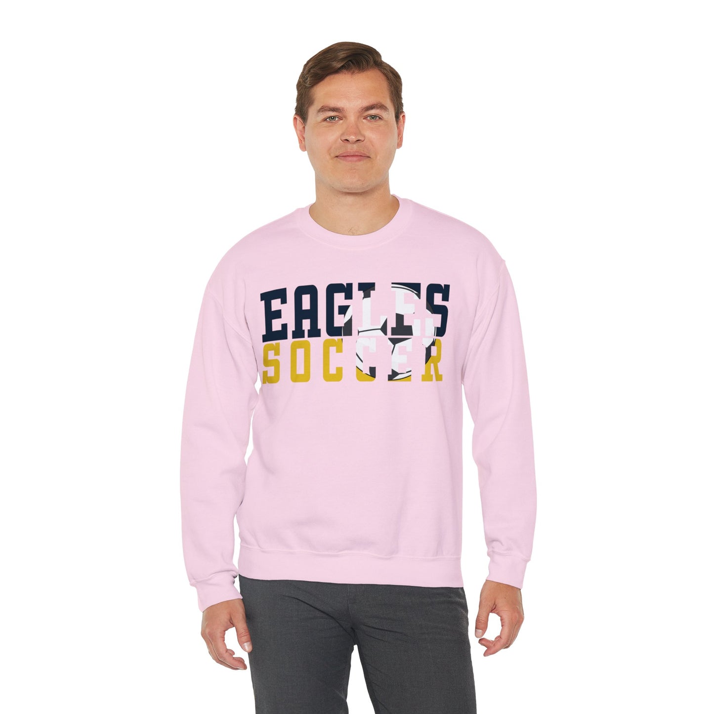 Soccer Cutout - Gildan Unisex Heavy Blend™ Crewneck Sweatshirt