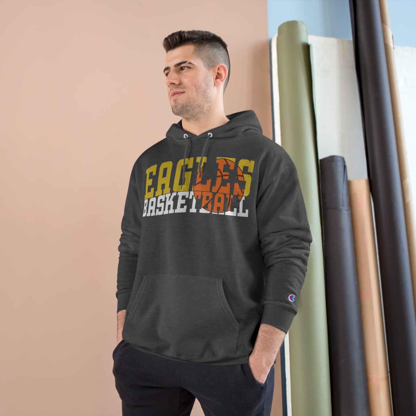 Basketball Cutout - Champion Hoodie