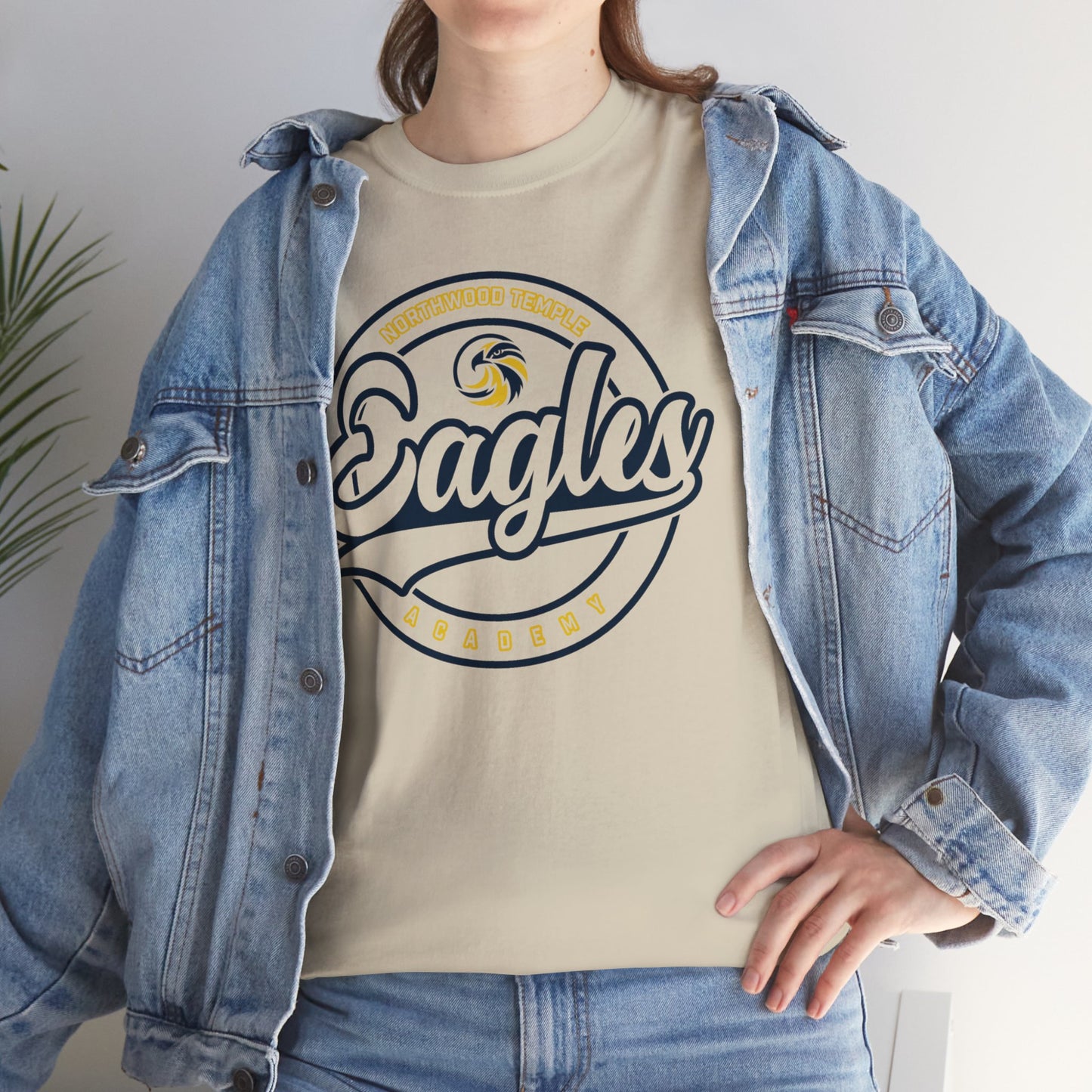 Eagles Circle Stamp - Gildan Unisex Heavy Cotton Tee