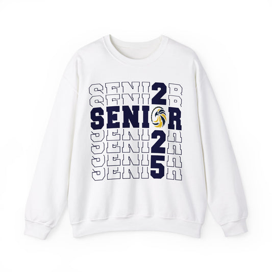 Seniors Cross Stacked c/o 2025 - Gildan Unisex Heavy Blend™ Crewneck Sweatshirt