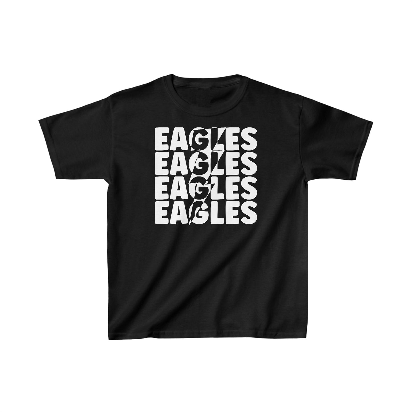 Lightning Bolt Eagle - Gildan Kids Heavy Cotton™ Tee