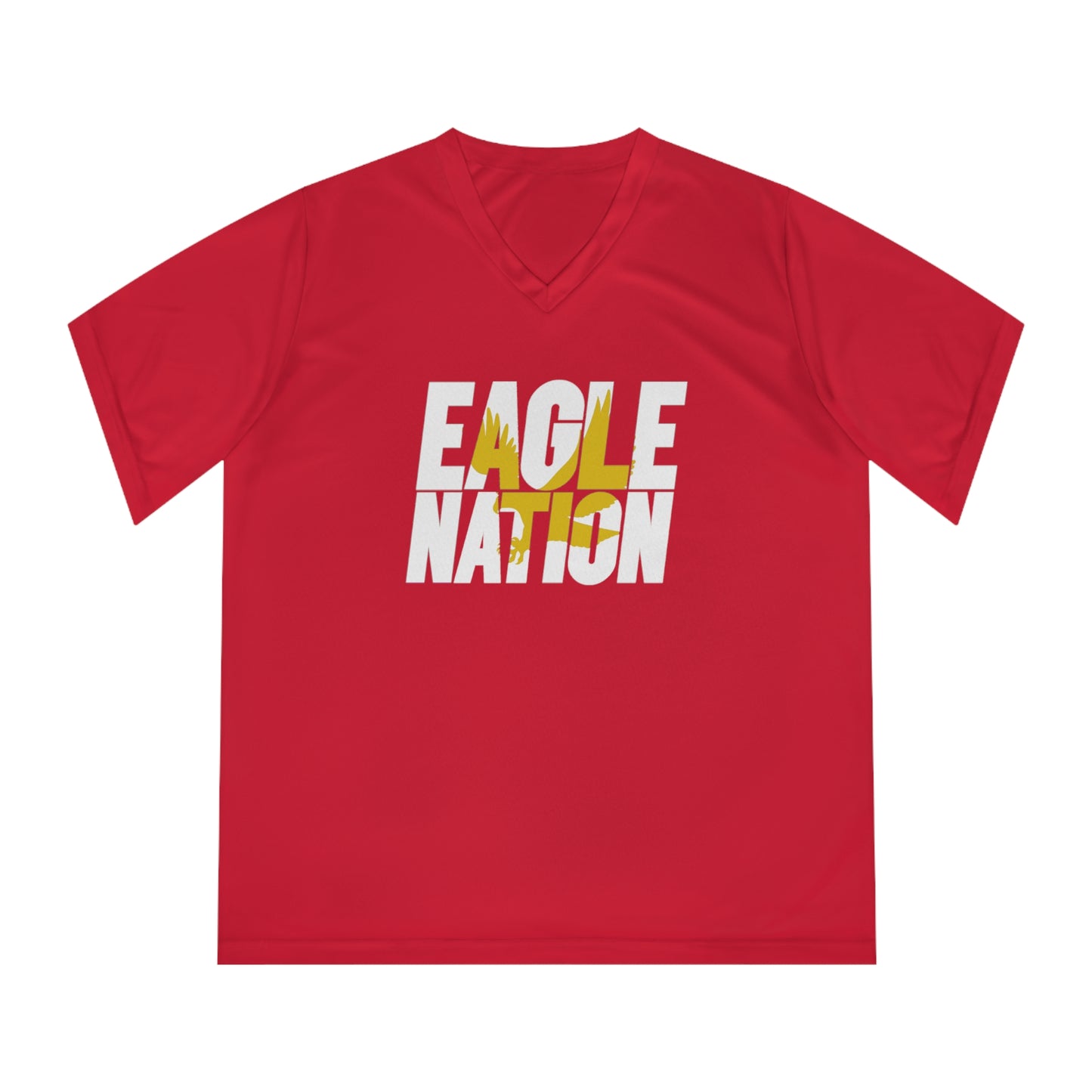 Eagle Nation - Team 365 Women's Performance V-Neck T-Shirt