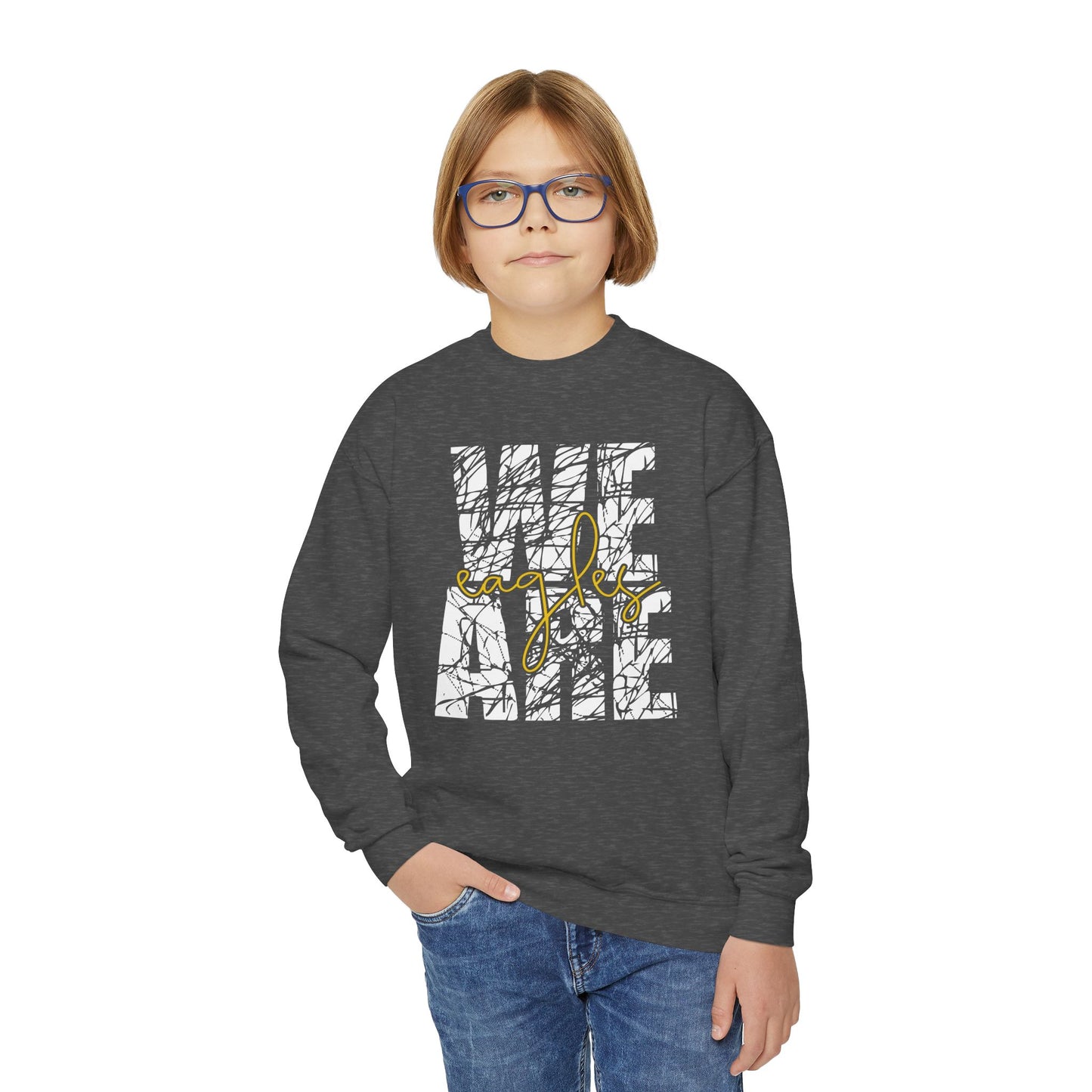 We Are Eagles - Gildan Youth Crewneck Sweatshirt