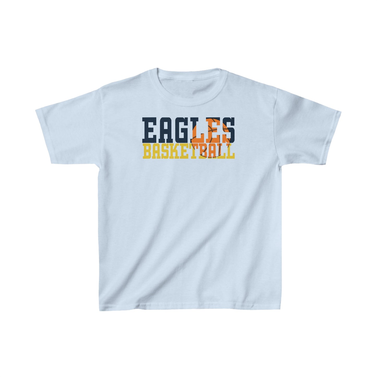 Basketball Cutout - Gildan Kids Heavy Cotton™ Tee