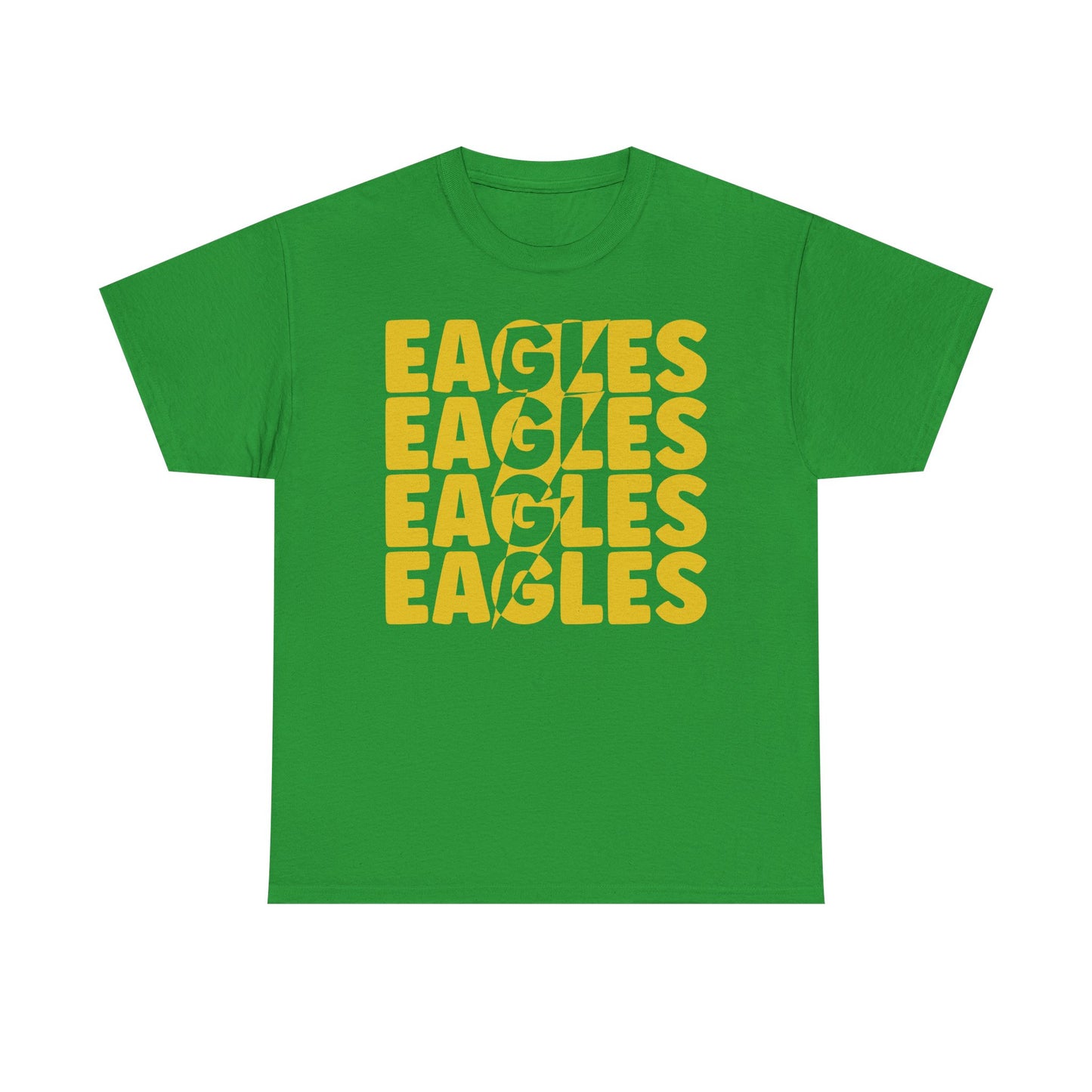 Lightning Bolt Eagles -  Gildan Unisex Heavy Cotton Tee