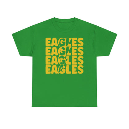 Lightning Bolt Eagles -  Gildan Unisex Heavy Cotton Tee