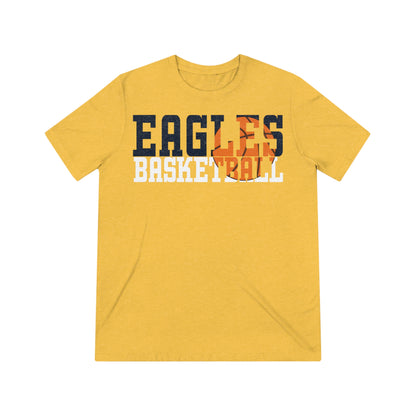 Basketball Cutout - Bella+Canva Unisex Triblend Tee