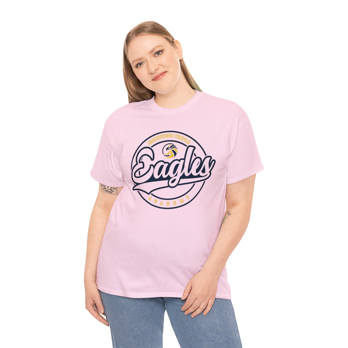 Eagles Circle Stamp - Gildan Unisex Heavy Cotton Tee