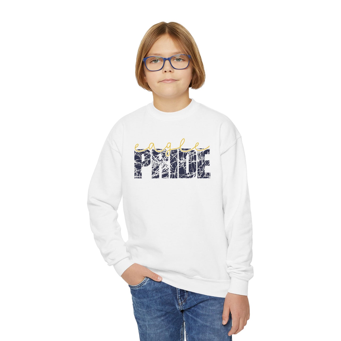 Eagle Pride - Gildan Youth Crewneck Sweatshirt