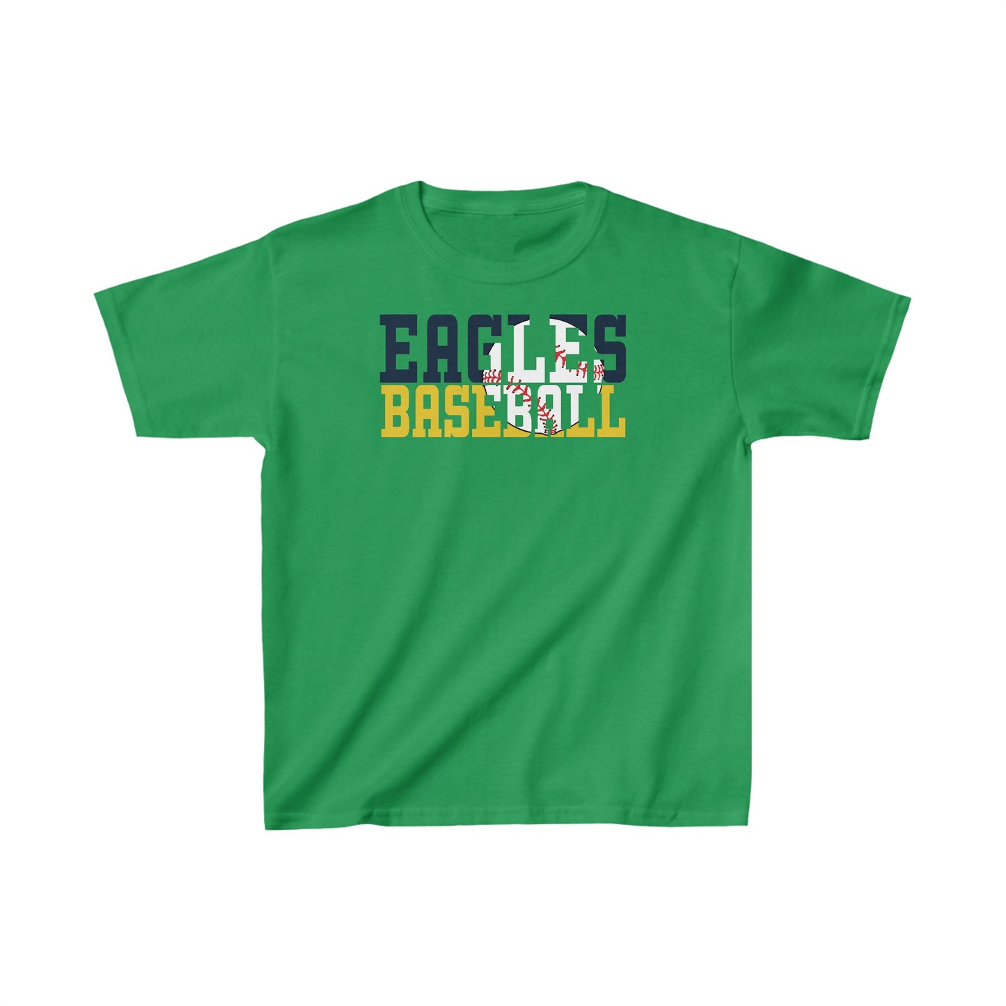 Baseball Cutout - Gildan Kids Heavy Cotton™ Tee