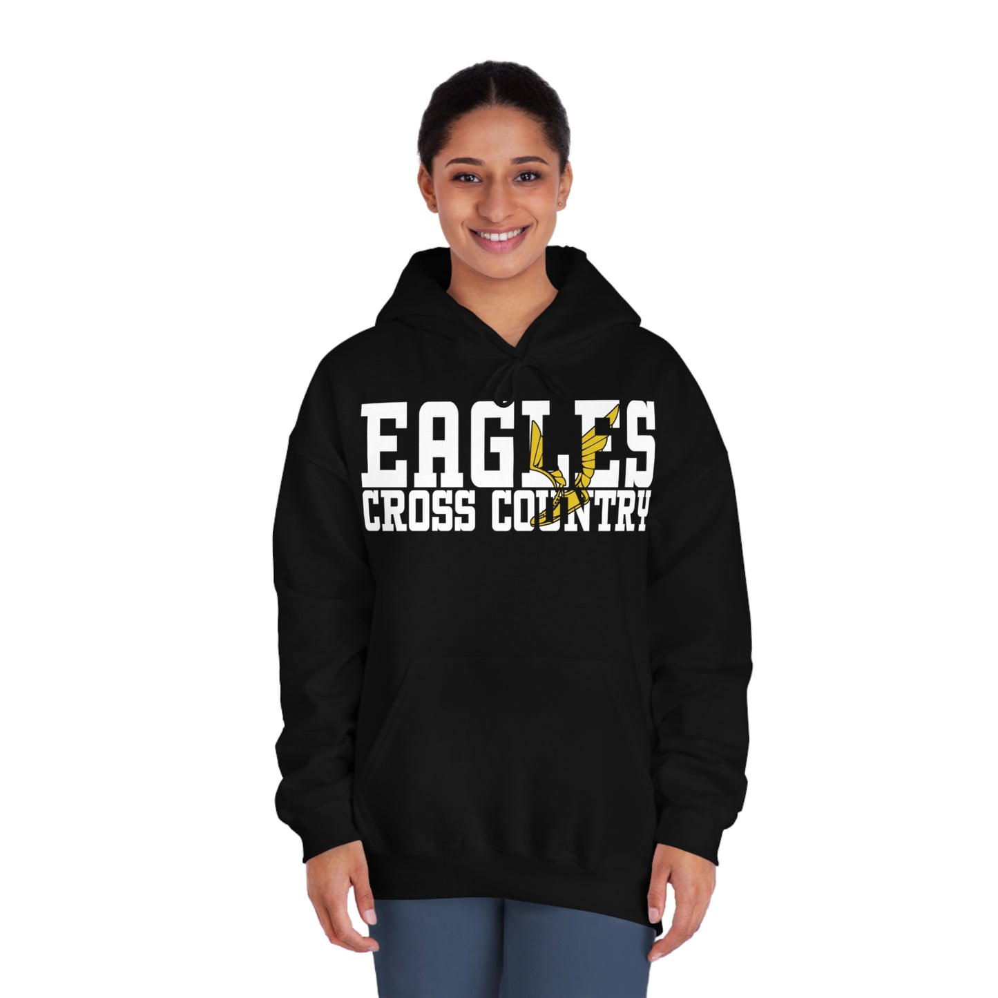 Cross Country Cutout - Gildan Unisex DryBlend® Hooded Sweatshirt