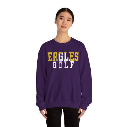 Gold Cutout - Gildan Unisex Heavy Blend™ Crewneck Sweatshirt