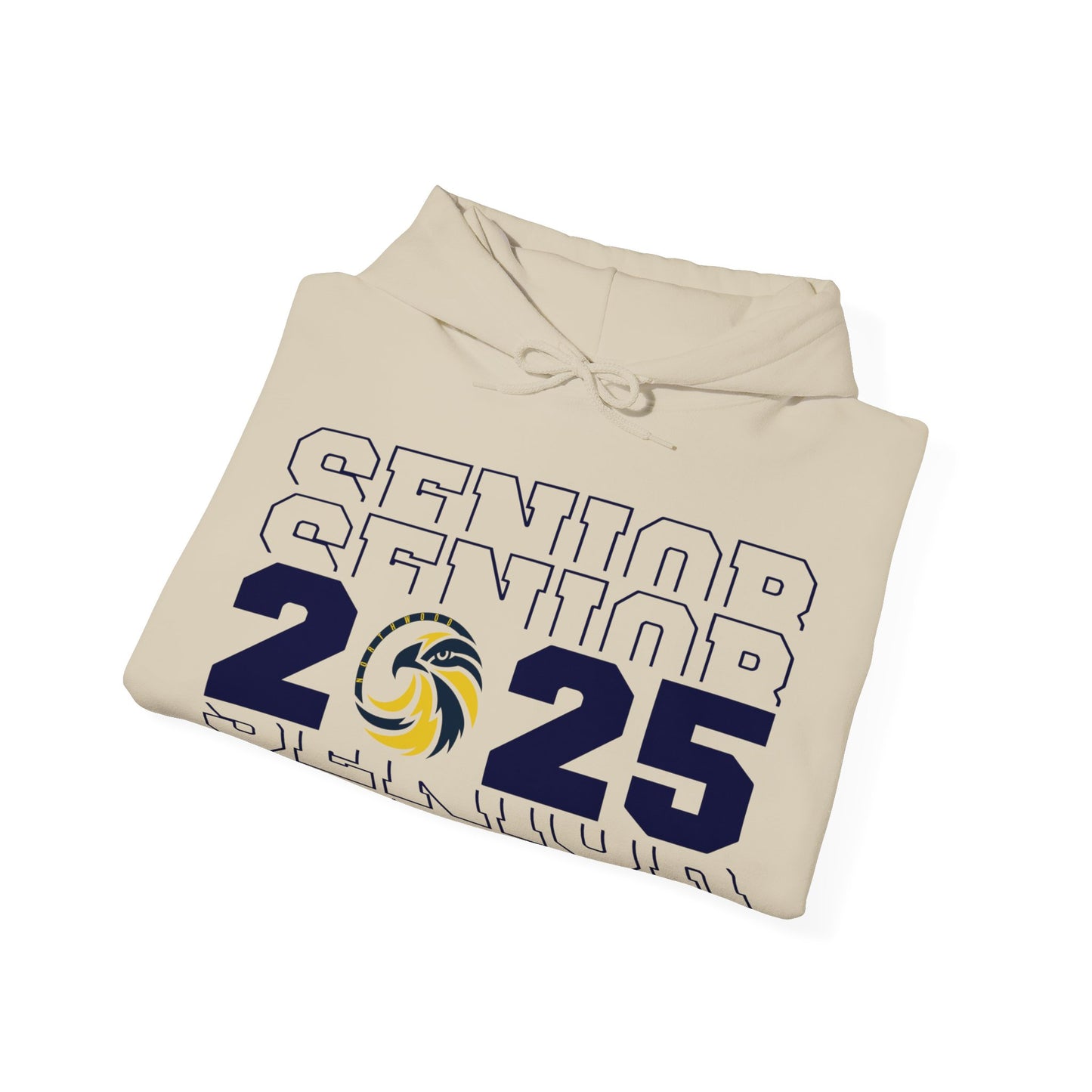 Senior Stacked c/o 2025 - Gildan Unisex Heavy Blend™ Hooded Sweatshirt