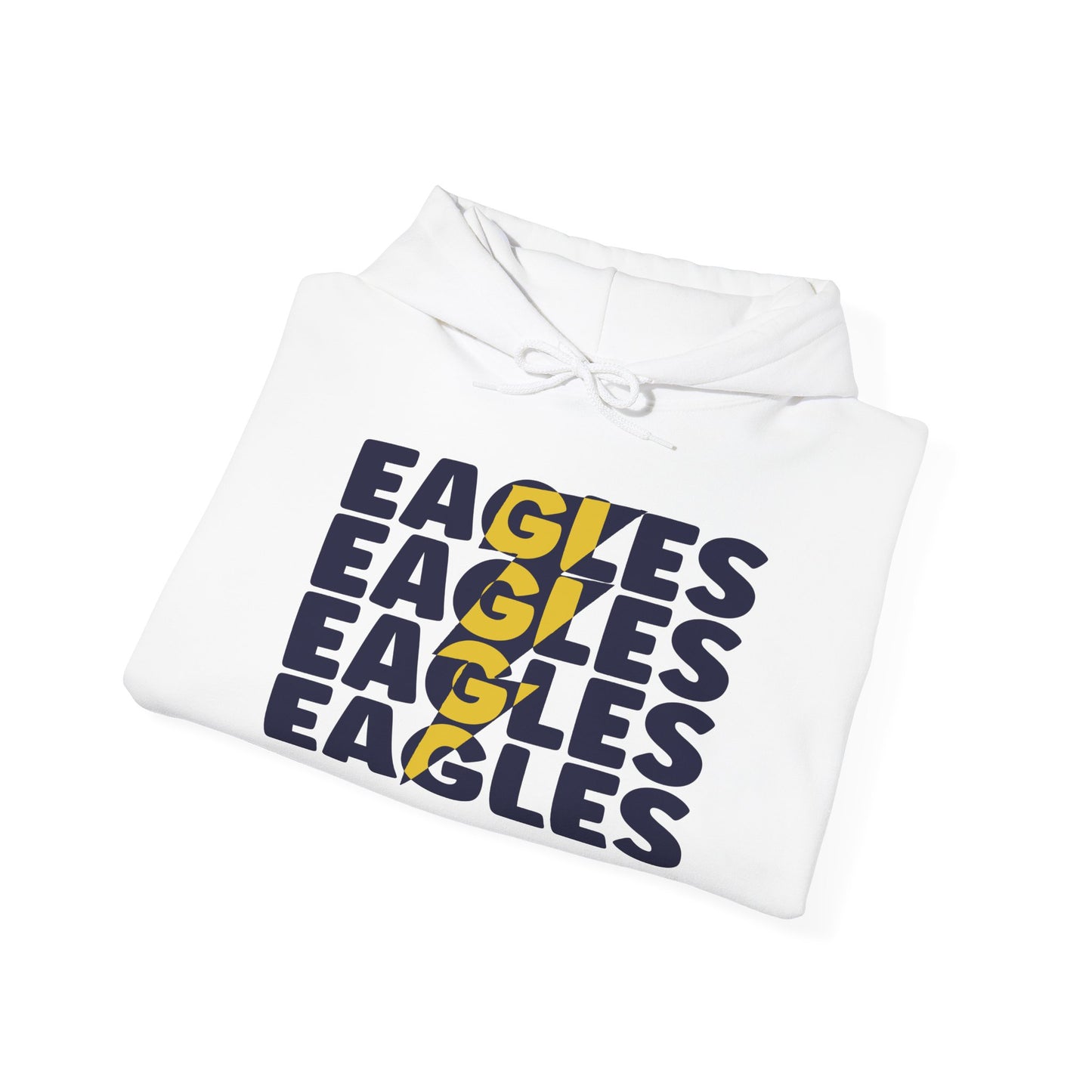 Lightning Bolt Eagles - Gildan Unisex Heavy Blend™ Hooded Sweatshirt