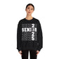 Seniors Cross Stacked c/o 2025 - Gildan Unisex Heavy Blend™ Crewneck Sweatshirt